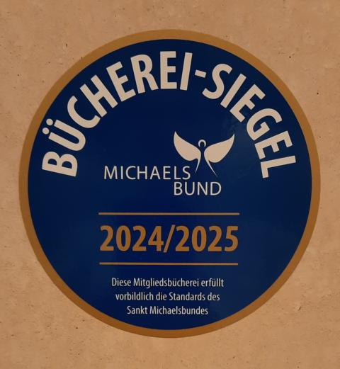 Urkunde für das Büchereisiegel